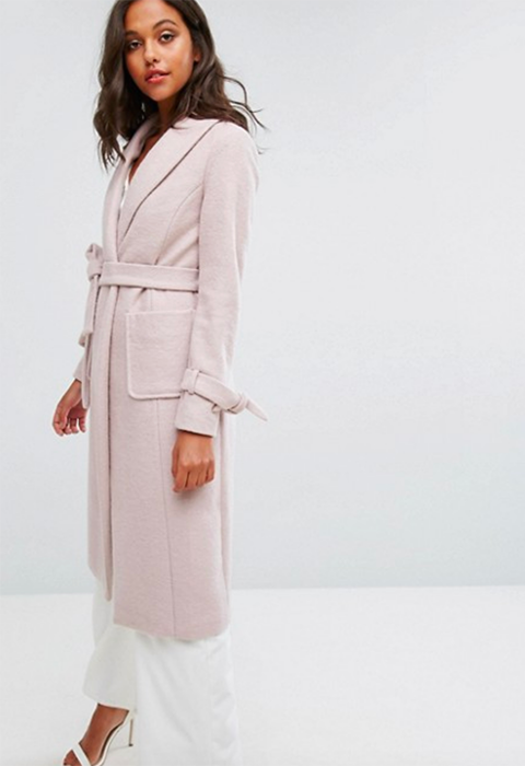 pink coat