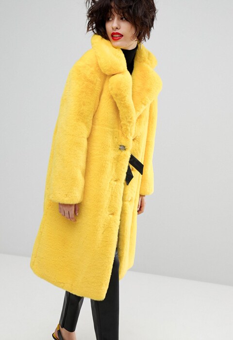 fake fur coat