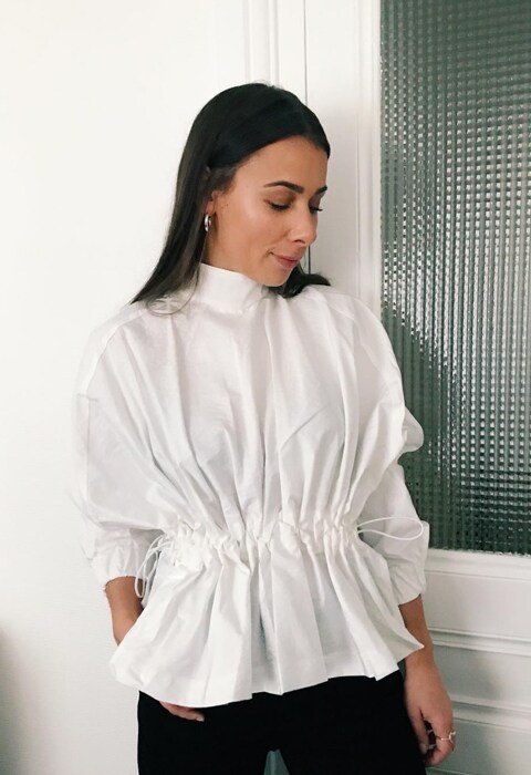 white shirt