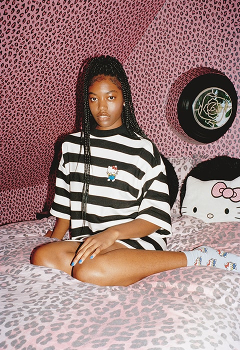 Model wearing an ASOS x Hello Kitty top | ASOS Style Feed