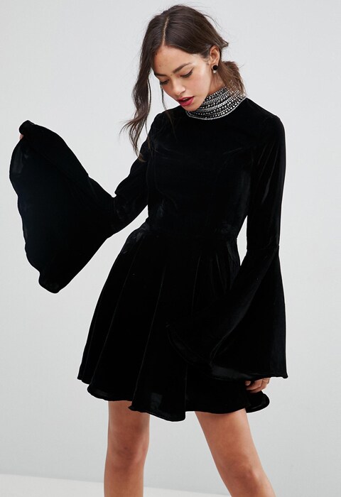 velvet dress