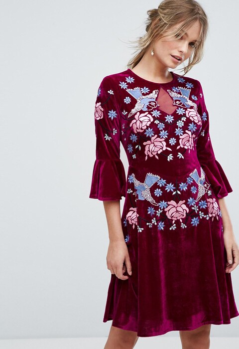 velvet dress