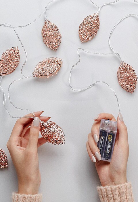 New Look Leaves Fairy Lights, available on ASOS
