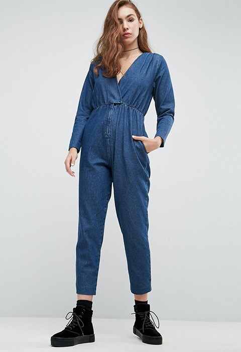 best denim jumpsuits