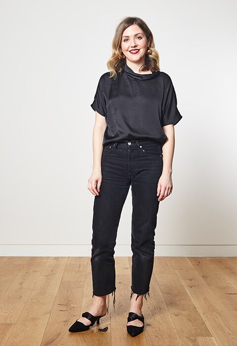 Julia Patrick wearing black to the Christmas party