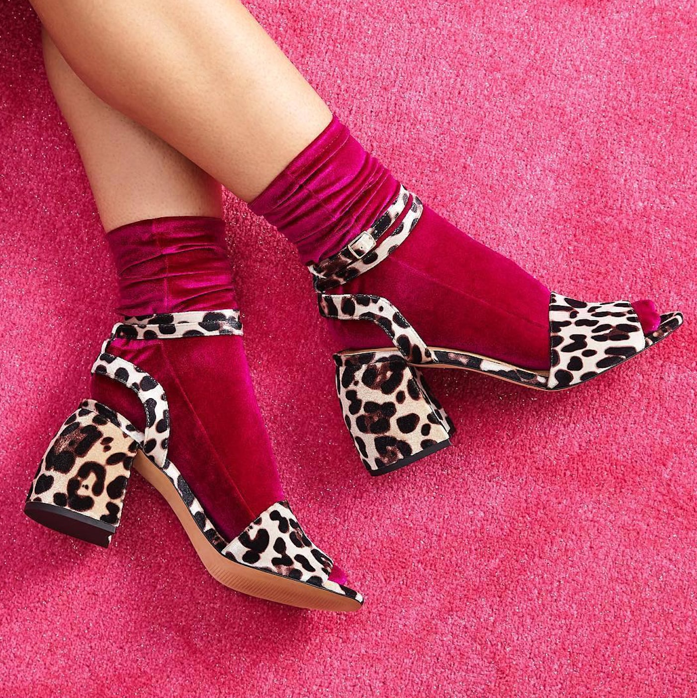 socks and heels