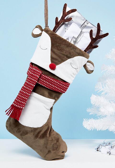 Sass & Belle Reindeer Christmas Stocking