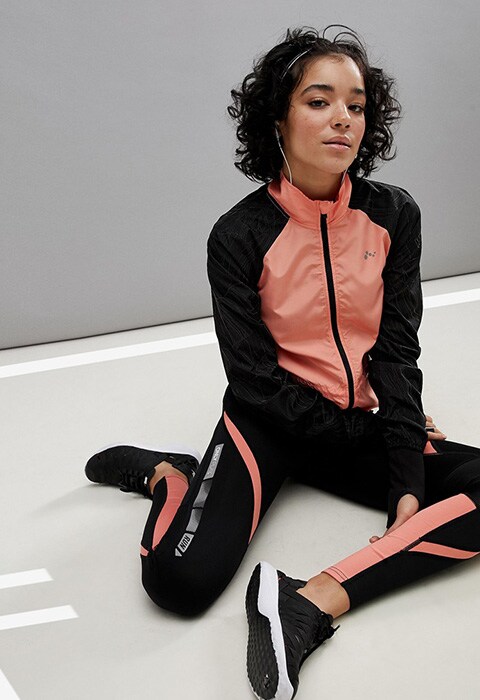 Only Play Technical Running Jacket With Reflective Detail