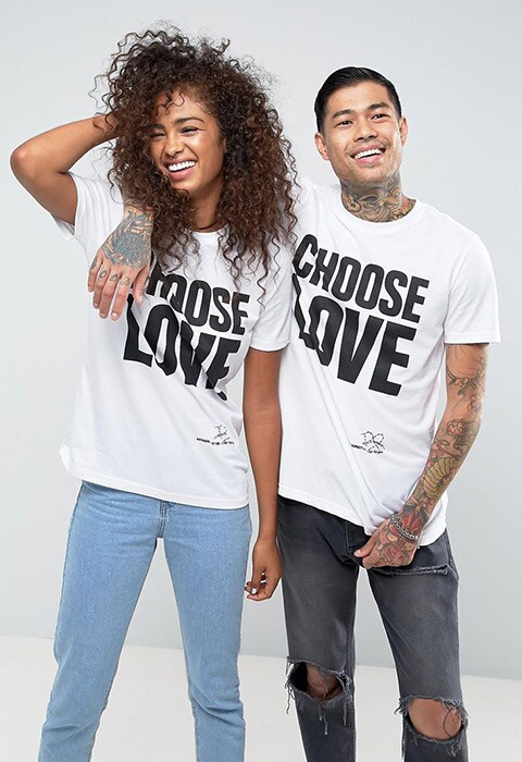 Help Refugees Choose Love T-Shirt In White, £19.00 | ASOS Fashion & Beauty Feed