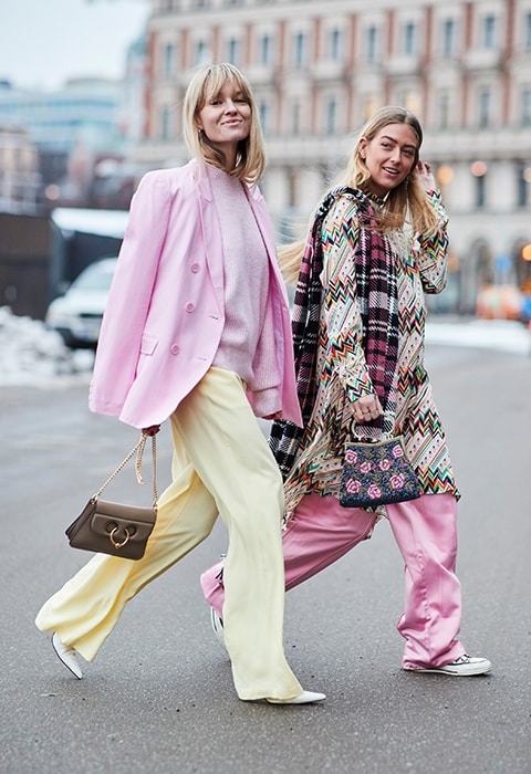 Jeanette Friis Madsen y Emili Sindlev en la Stockholm Fashion Week Otoño Invierno 2018