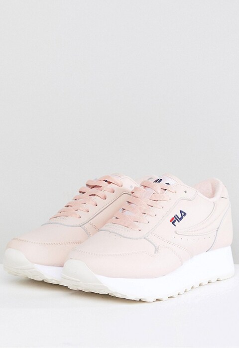 Fila Platform Orbit Sneakers In Pink