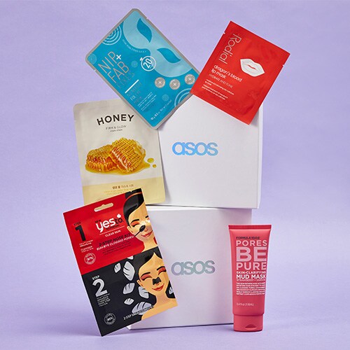 Face masks in the ASOS face mask box, available at ASOS