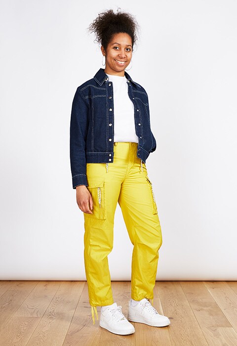 HOW ASOSERS DO UTILITY DRESSING IN YELLOW COMBAT TROUSERS