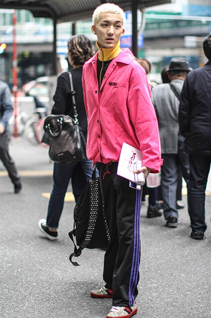 street style Tokyo Fashion Week AH18 Femme look streetwear