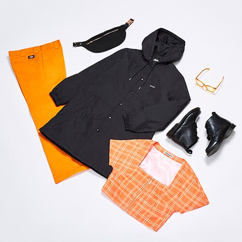 Black and orange product, available at ASOS