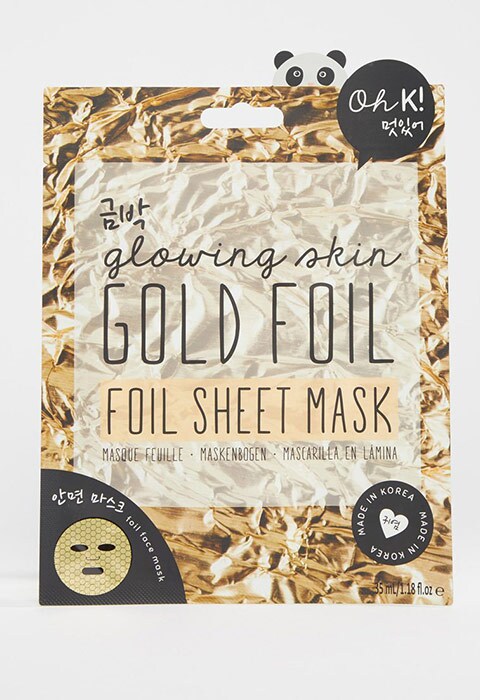 Oh K! Gold Foil Sheet Mask, £10
