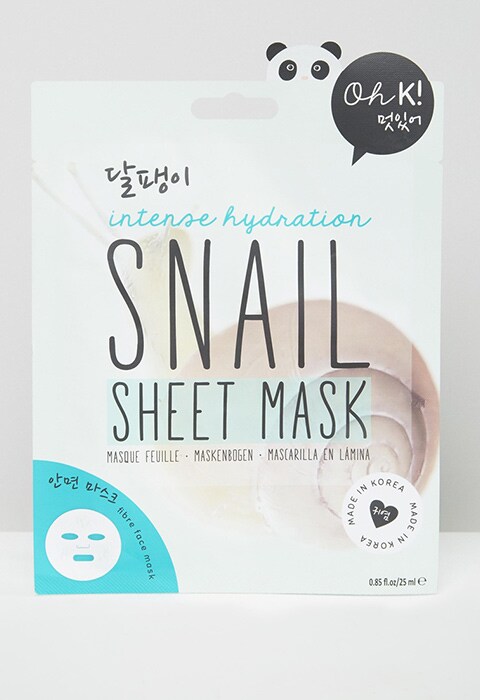 Oh K! Intense Hydration Snail Mucin & Seaweed Fibre Mask, £8.50