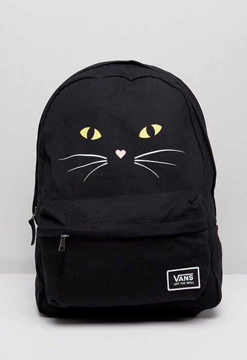 Vans cat-print backpack