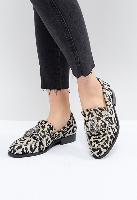 Zebra loafers