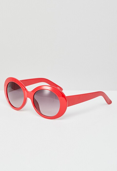 Monki red retro sunglasses, available at ASOS