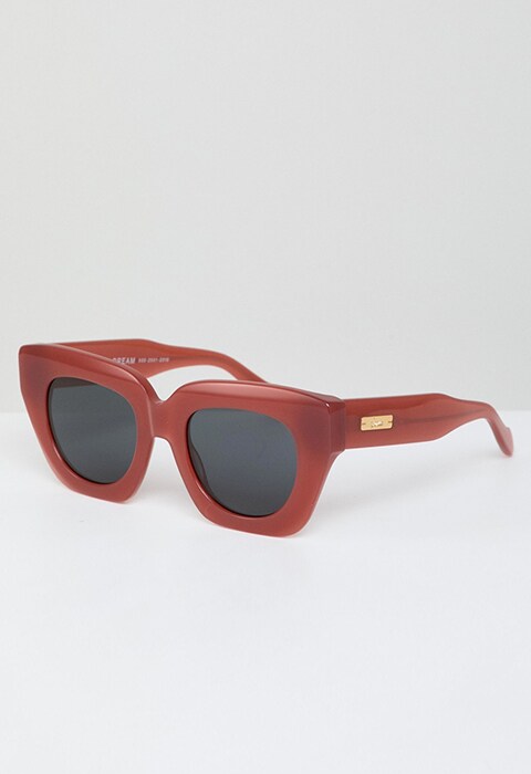Sonix Tokyo Dream Retro Sunglasses In Red, available at ASOS