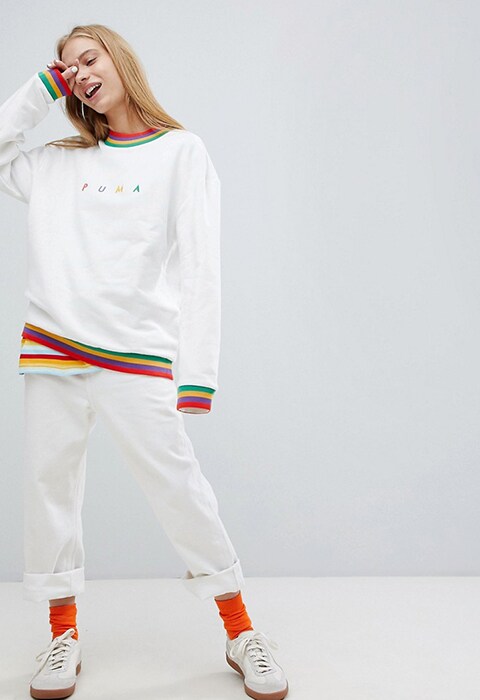 rainbow puma sweatshirt