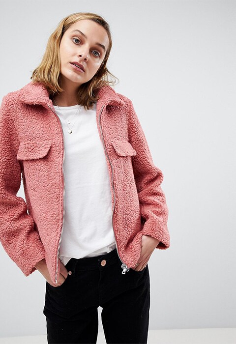 Pink Teddy jacket