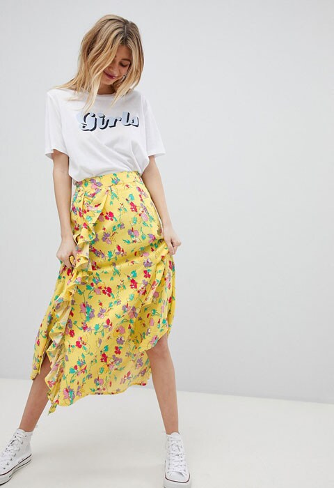 panelled skirts street style shots