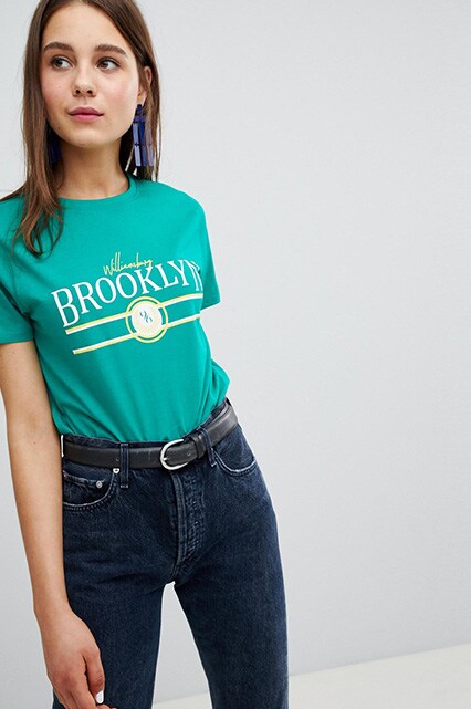 New Look - Brooklyn - T-shirt à logo