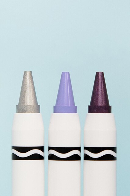 Crayola Colour Crayon Trio Purple Galaxy - Lip & Cheek and Face Crayons