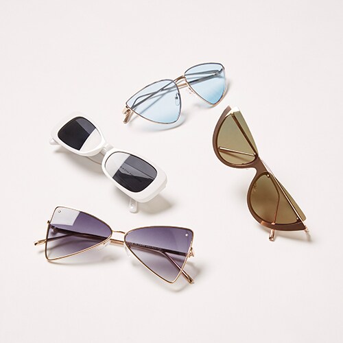 Angular sunglasses, available at ASOS