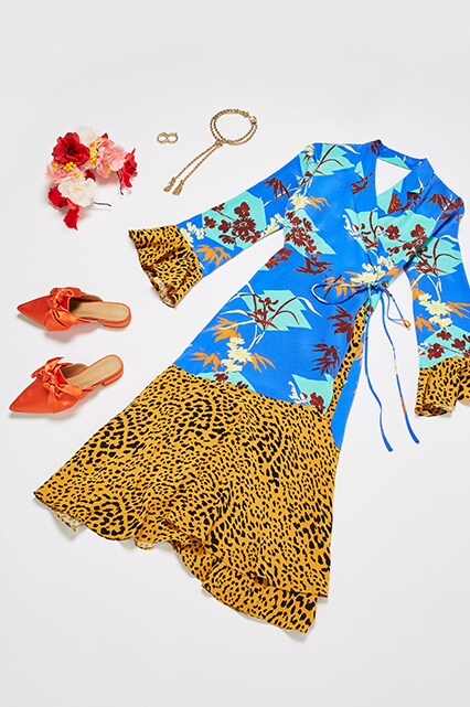 Outfit inspired by the style of Frida Kahlo, available at ASOS