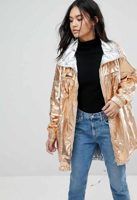 metallicraincoat