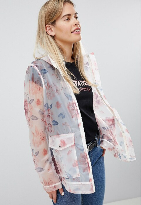 flowerprintraincoat
