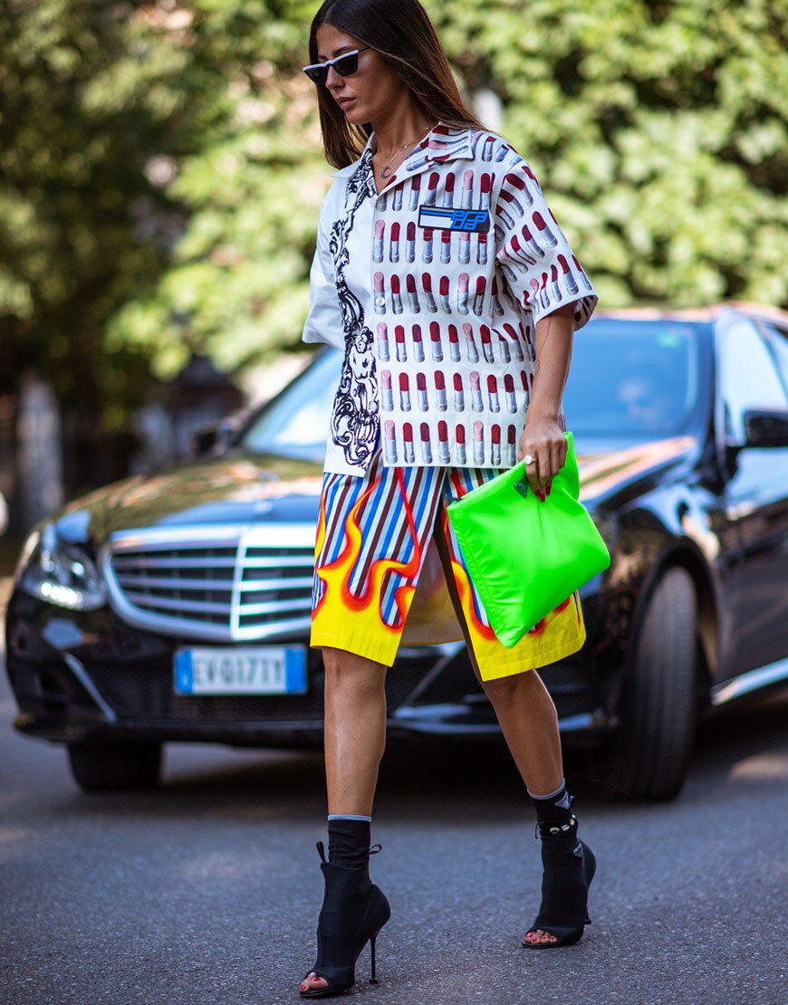 A street styler clashes prints at the womenswear shows in Paris | ASOS Fashion & Beauty Feed