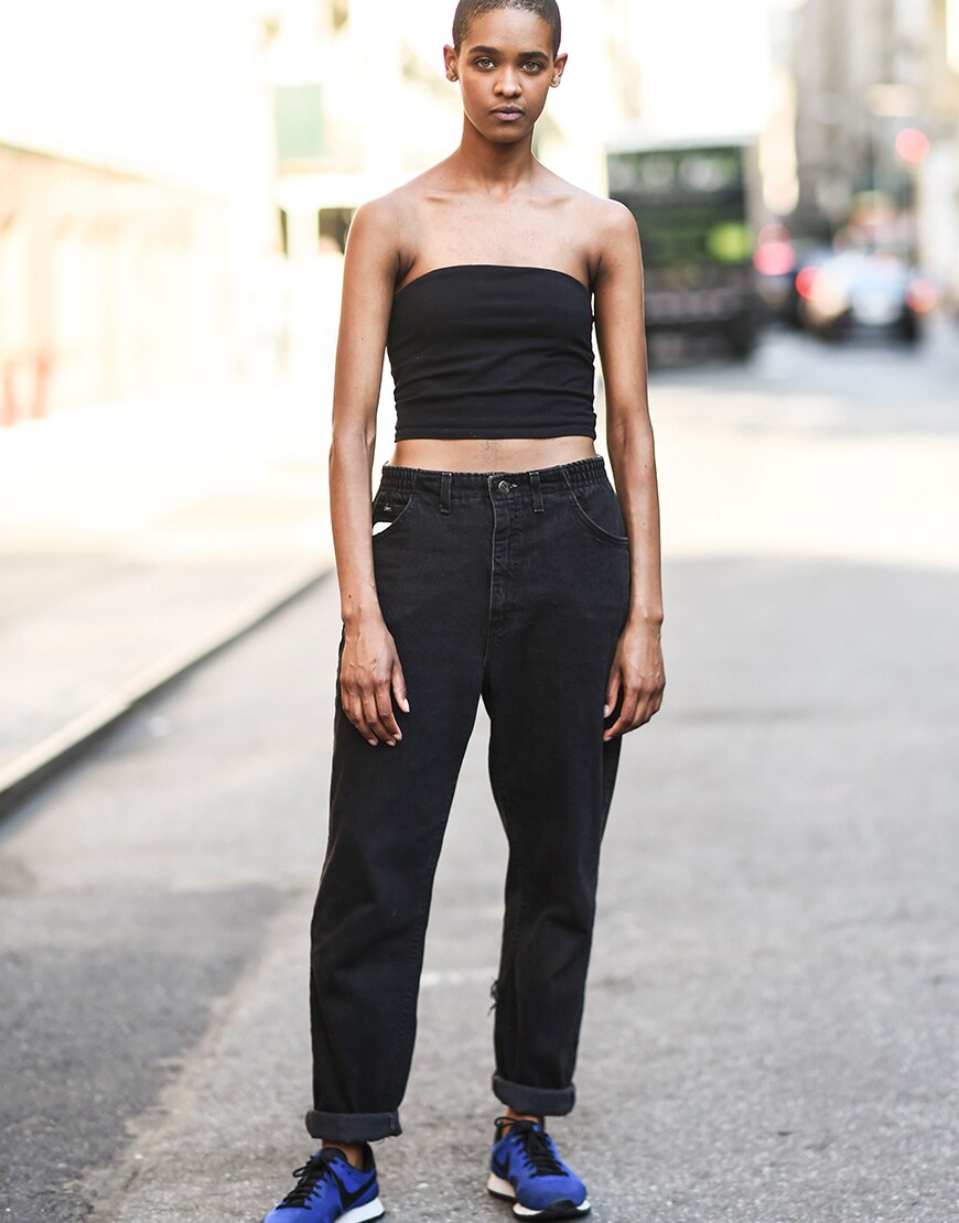 tube top summer street style
