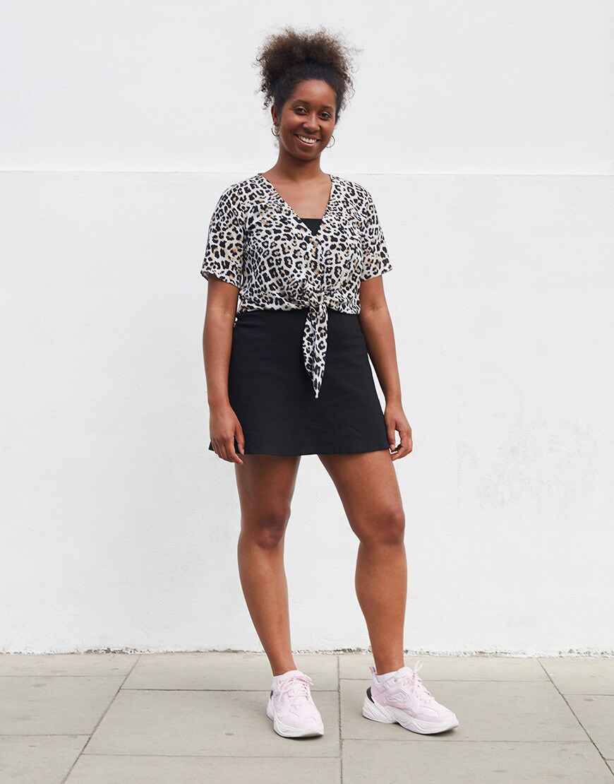An ASOS staff member wearing leopard print for summer  | ASOS Fashion & Beauty Feed