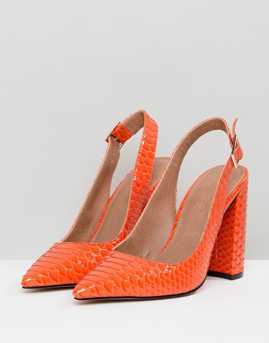 ASOS DESIGN Penley Slingback Heels available at ASOS | ASOS Style Feed 
