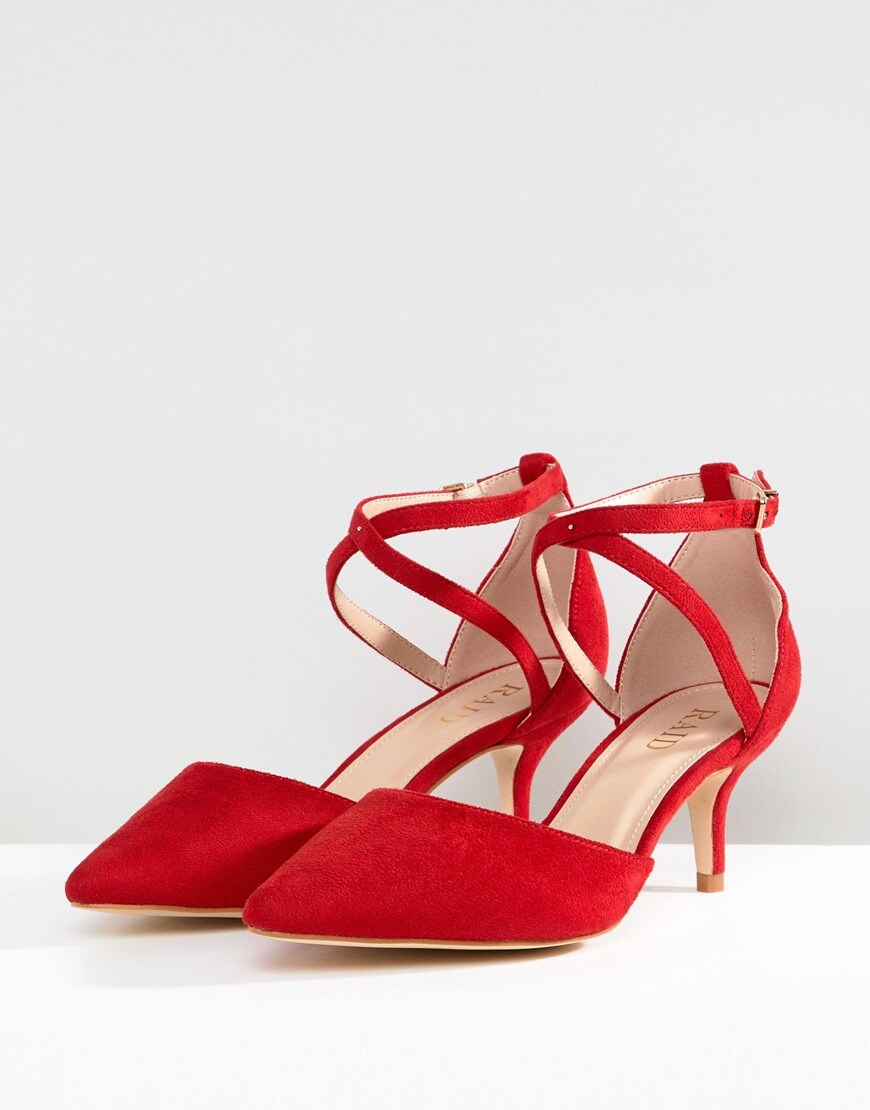 RAID wide fit kitten heel shoe available at ASOS | ASOS Style Feed