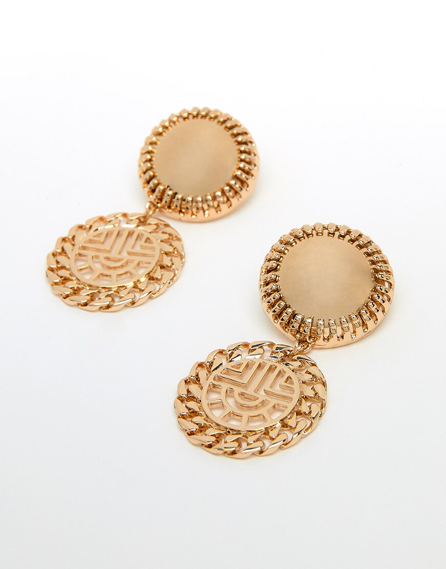 Vintage look medallion earrings from ASOS Design | ASOS Fashion & Beauty Feed