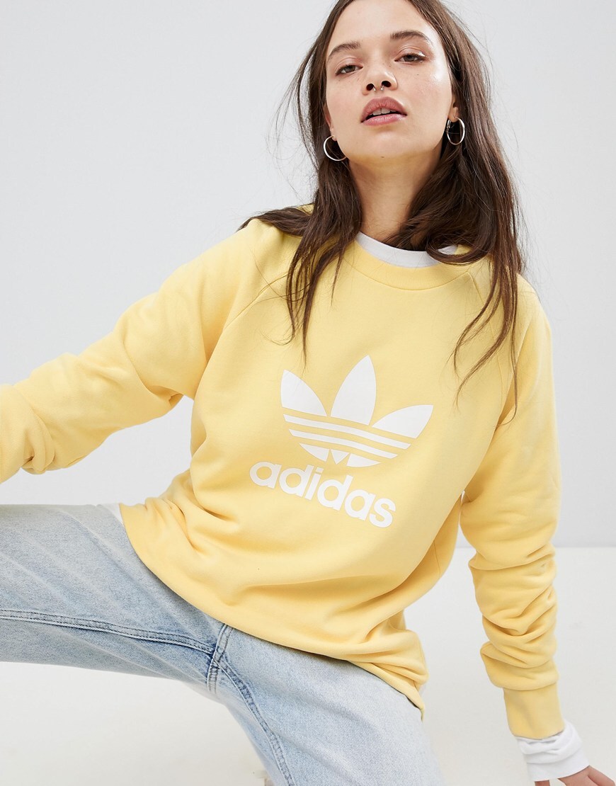 adidas Originals Trefoil sweatshirt | ASOS Fashion & Beauty Feed
