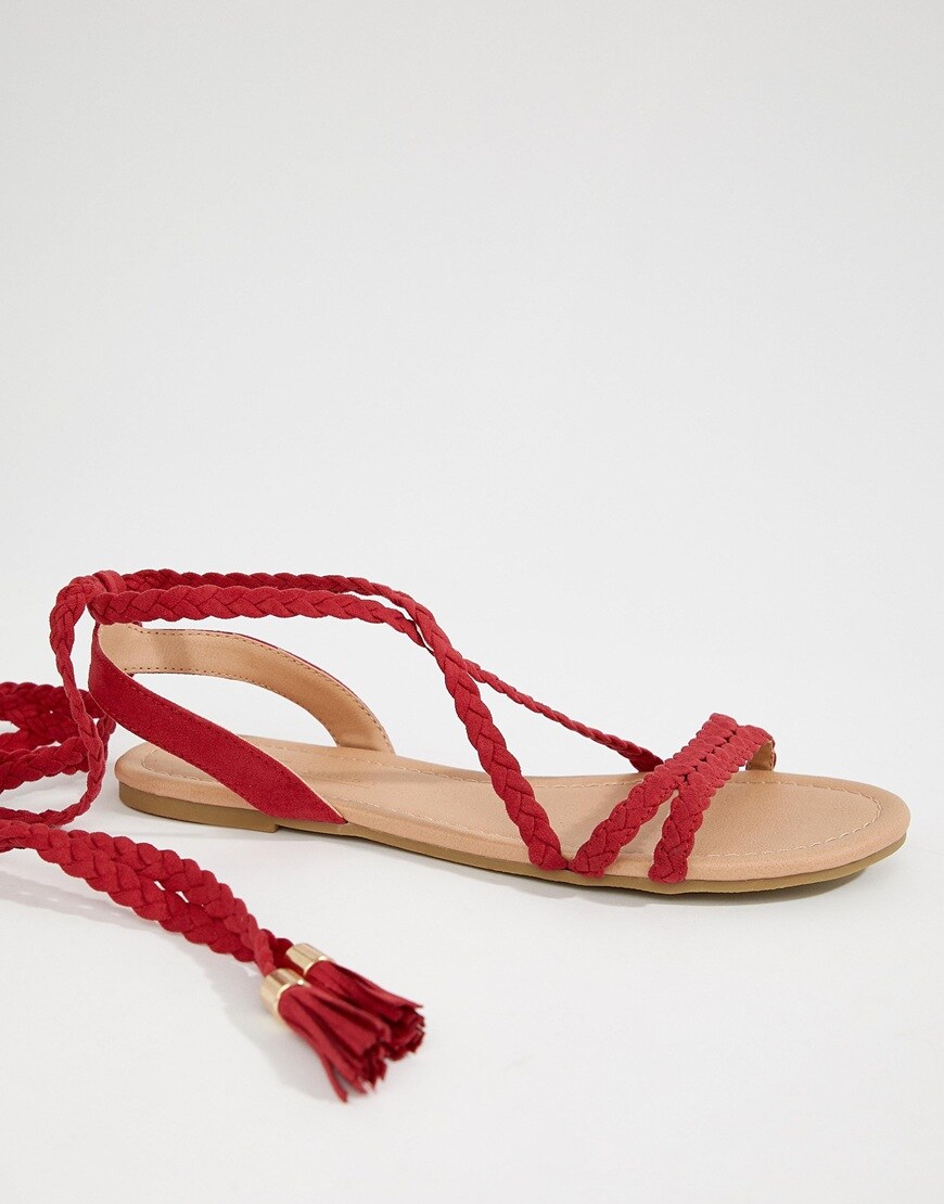 ASOS DESIGN Fayla wide-fit sandals | ASOS Fashion & Beauty Feed
