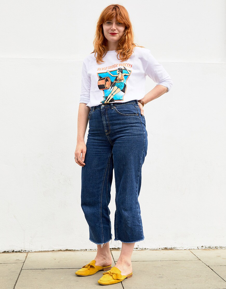 An ASOSer wears a graphic-print T-shirt | ASOS Style Feed