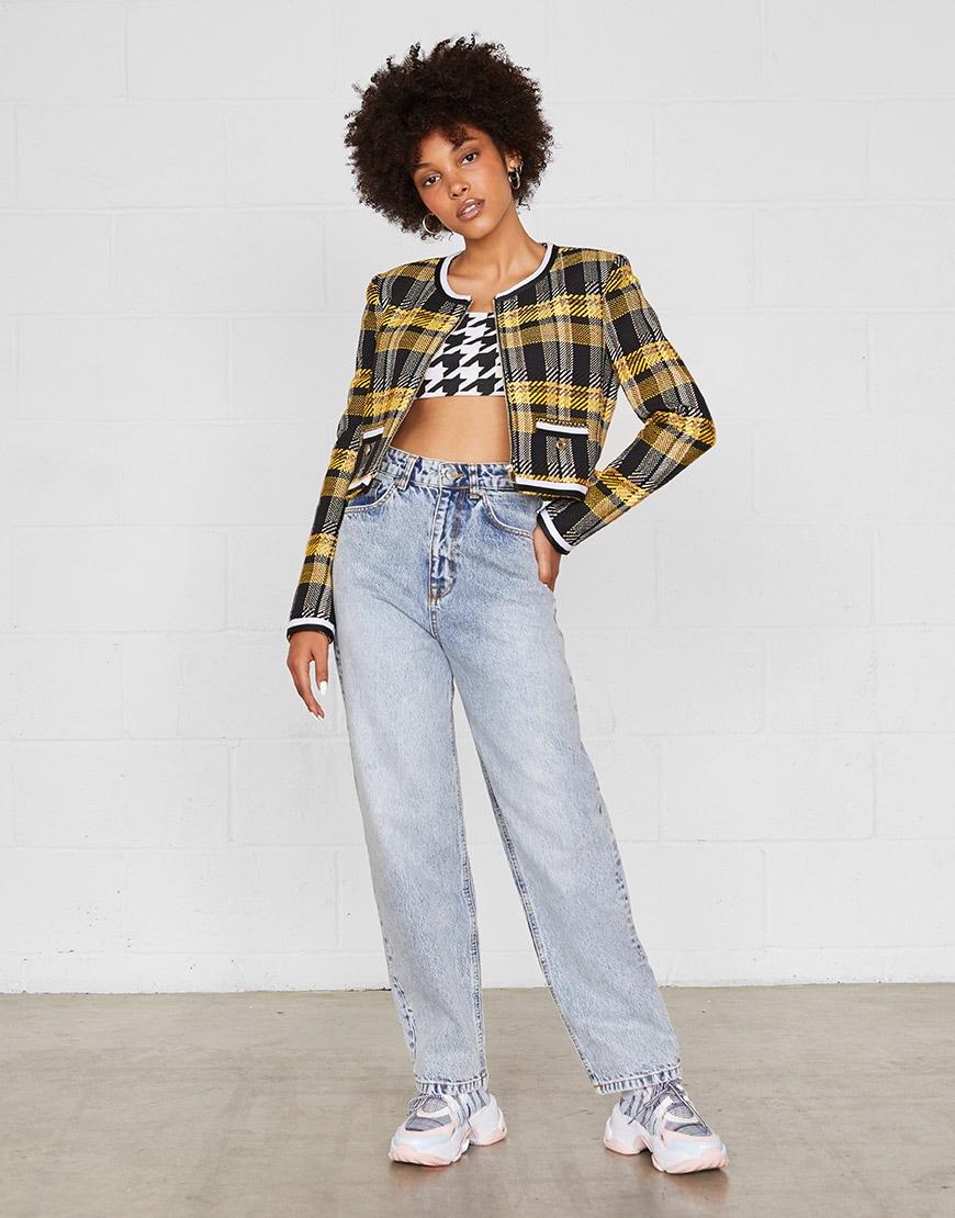 A crop top is a new way to wear bodycon for Fall Winter 2018 at ASOS 