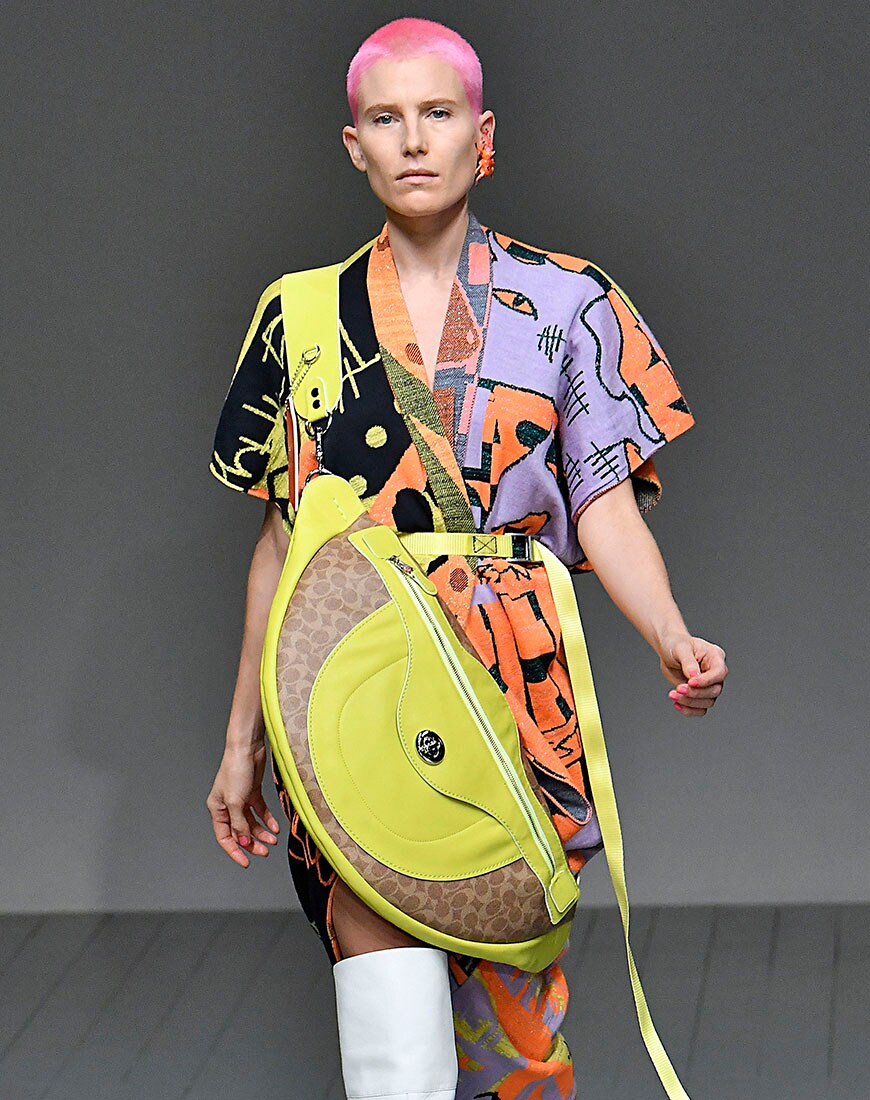 Matty Bovan model at London Fashion Week | ASOS Style Feed
