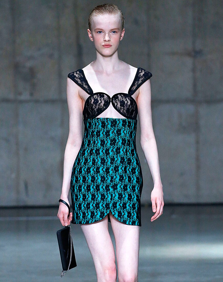 Christopher Kane model at London Fashion Week | ASOS Style Feed