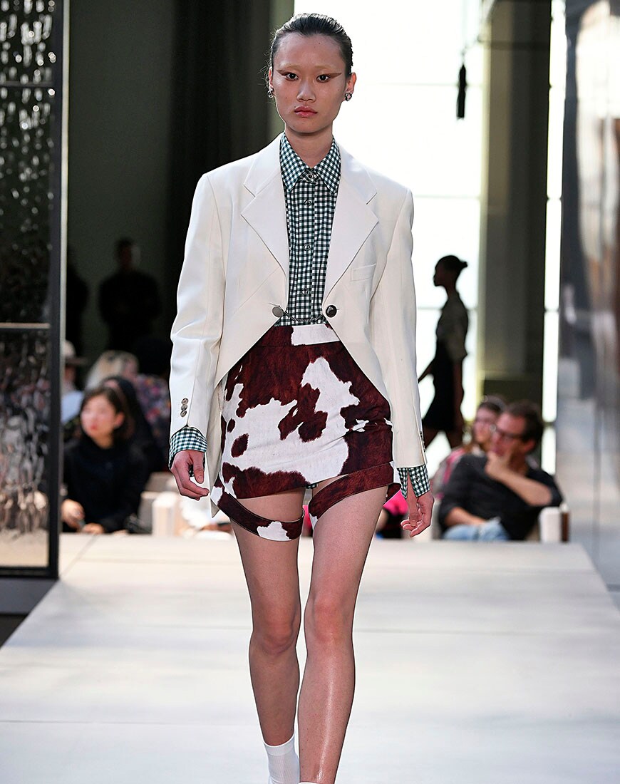 Burberry model at London Fashion Week | ASOS Style Feed