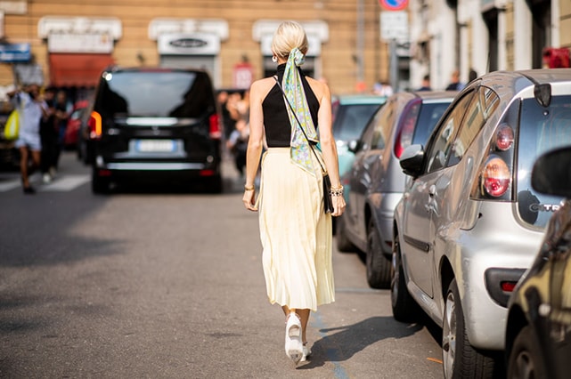 Milan Fashion Week accessory trends hair scarves ASOS