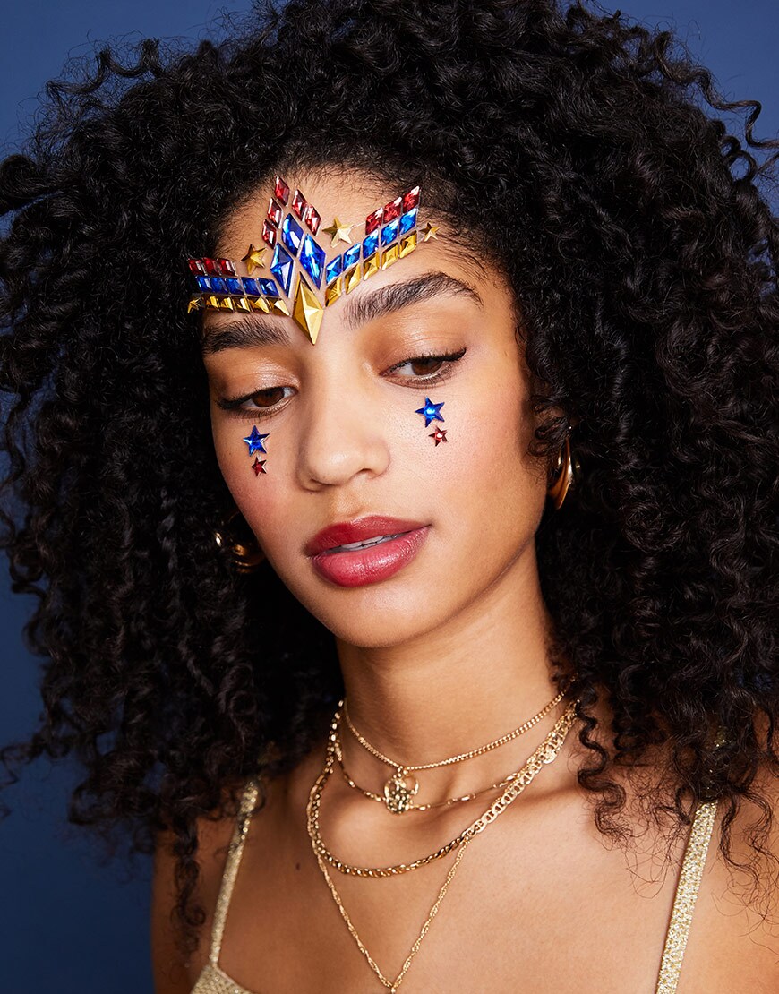 Wonder Woman face jewels from The Gypsy Shrine available at ASOS | ASOS Style Feed