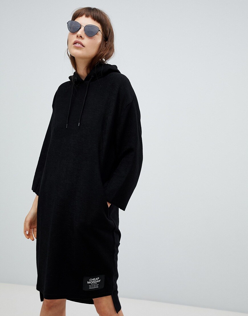 Cheap Monday - Motion - Robe style hoodie